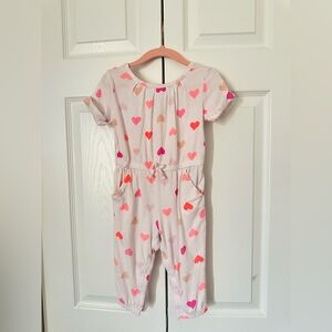 Girls’ Heart Jumpsuit